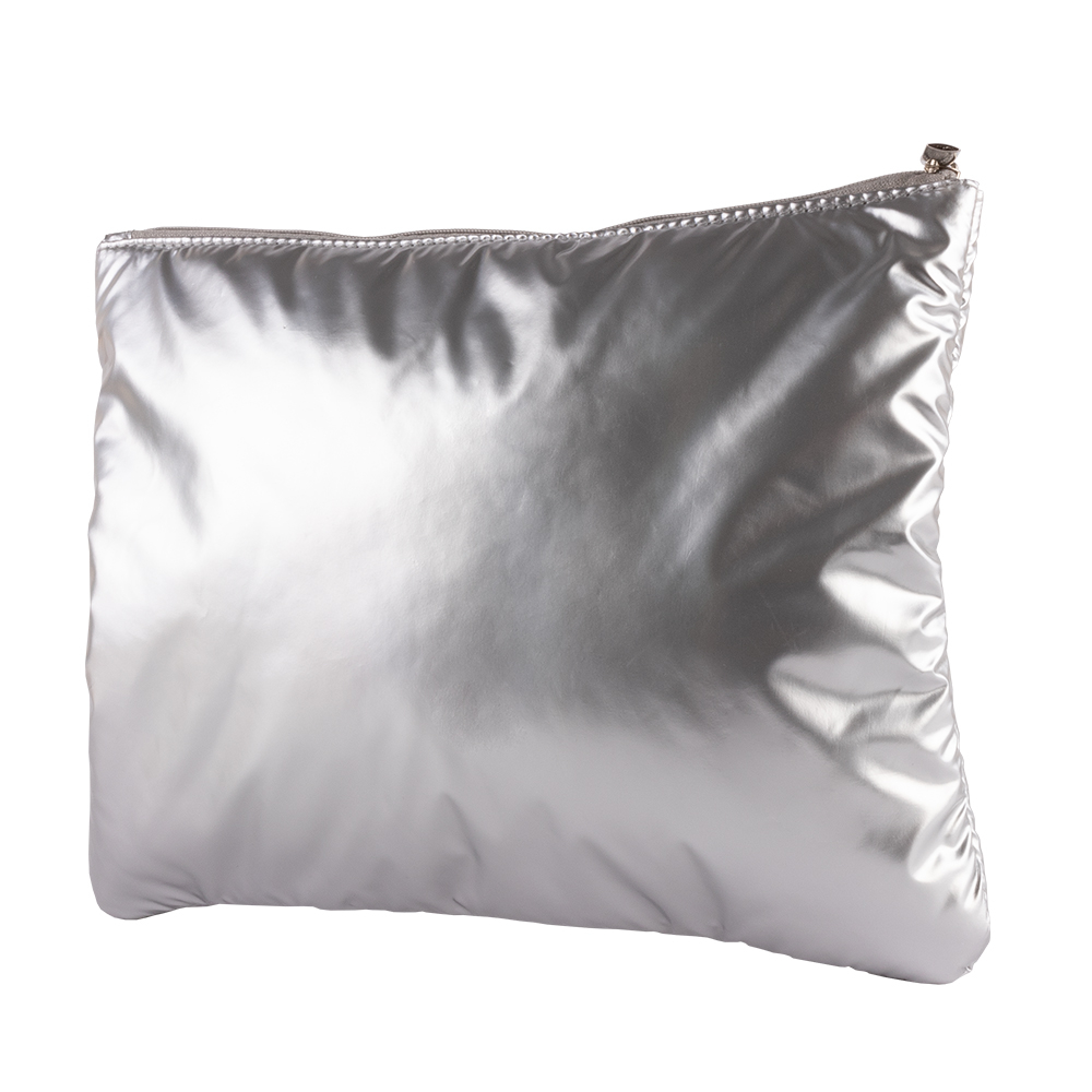 Trousse cosmétique publicitaire PUFFY Argent mat